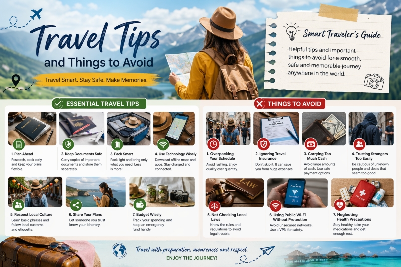 Travel Tips and Things to Avoid: A Smart Traveler’s Guide